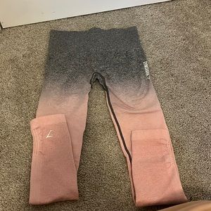 Seamless, ombre, gymshark leggings